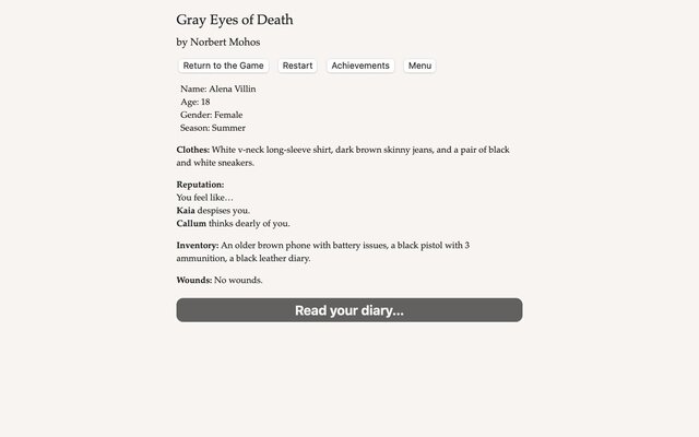 Grey Eyes of Death