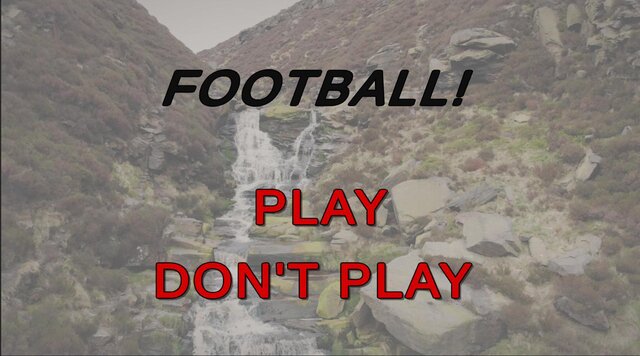 Football! 1366 x 768