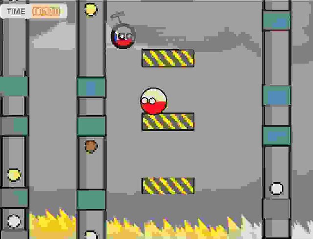 Polandball and the Scrap Brain Factory