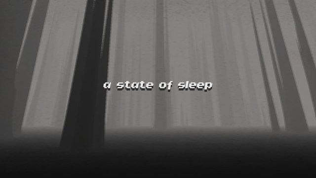 a state of sleep