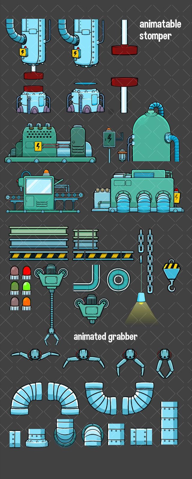 Mega factory scene creation pack