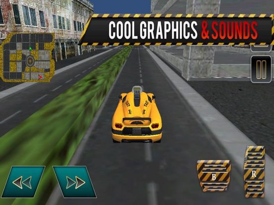 Sport Car Taxi Traffic