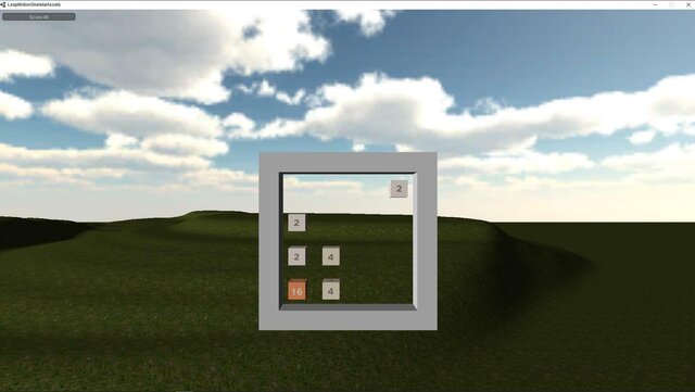 2048 VR & Leap Motion