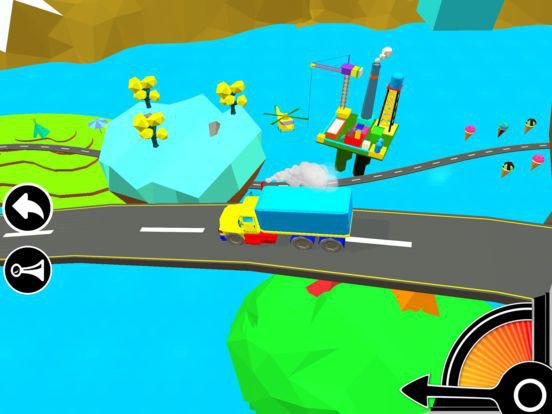 3D Toy Truck Driving Game