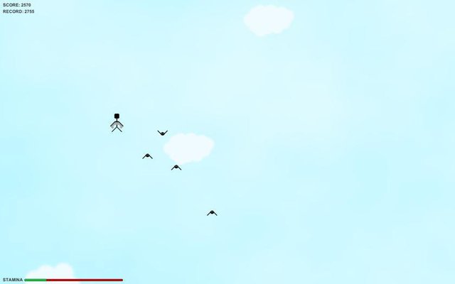 Stickman Sam in the High Fly Sky