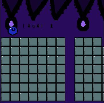 The blue little ghost with no candies