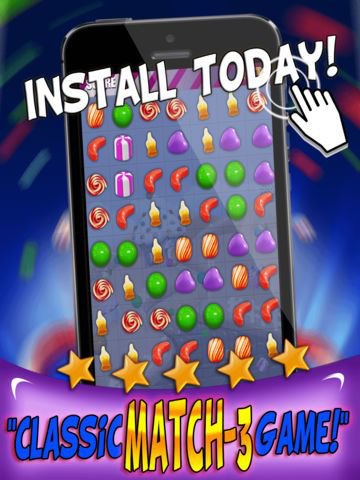 Addictive Candy Games Blitz - The Match-3 Fruit Jelly Mania HD FREE