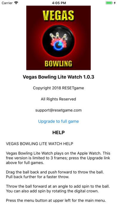 Vegas Bowling Lite Watch