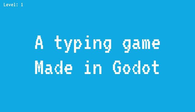 30 Minute Typing Game