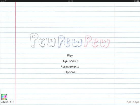 Pew Pew Pew shooter