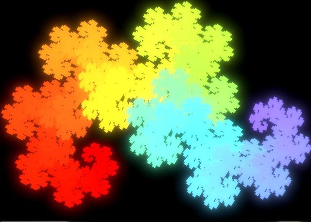 Dragon curve screensaver