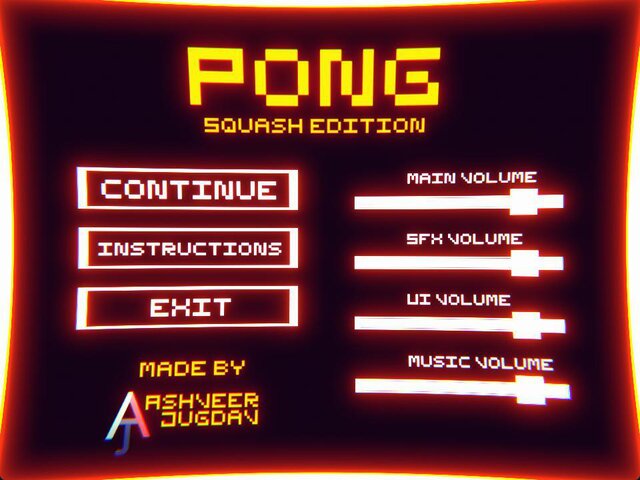 Pong: Squash Edition
