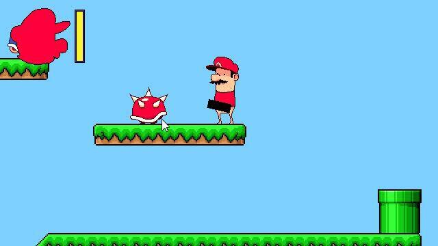 SUPER MARIO TAKES A BIG FAT SMELLY PEE PEE