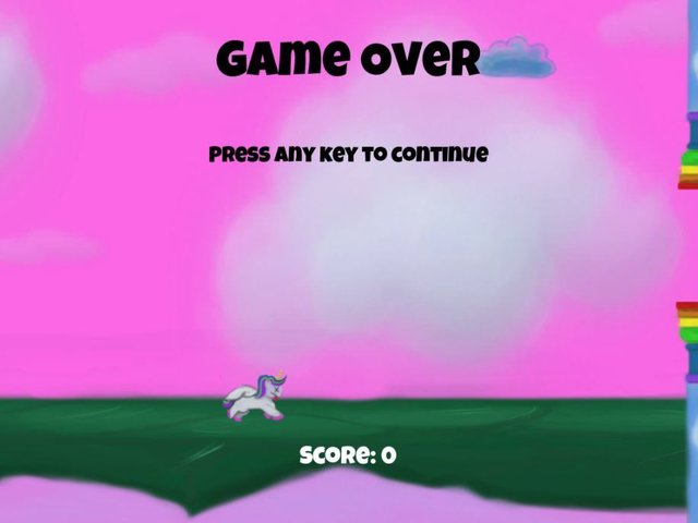 Flappy Rainbow Unicorn