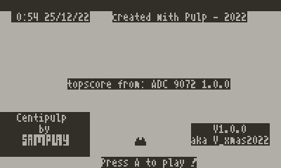 Centipulp (Playdate Pulp)