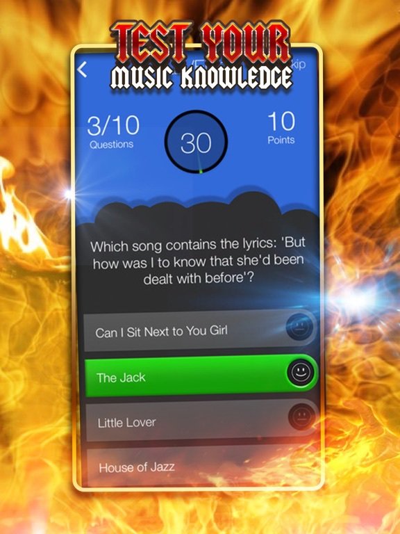 Music Question Puzzles Game “ For AC DC ”