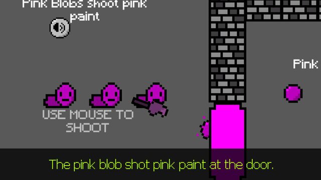 Pink Blobs Eat Pink Food