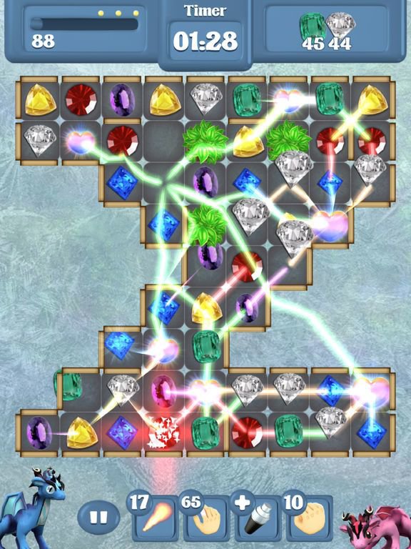 Frozen Dragon Gems