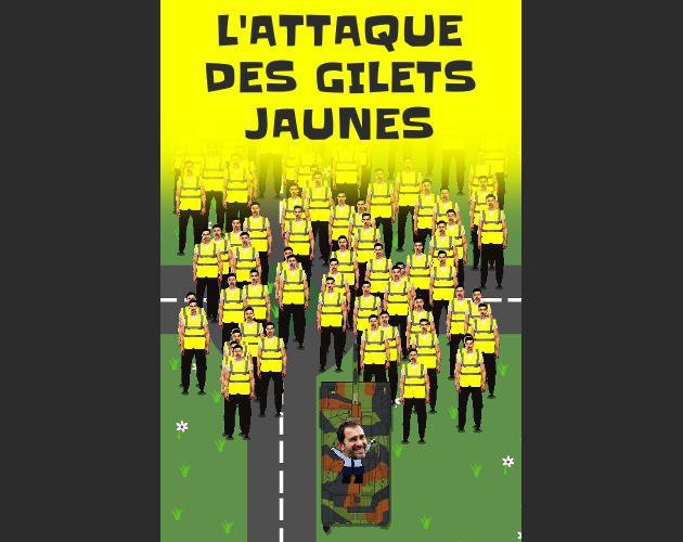 L'attaque des gilets jaunes