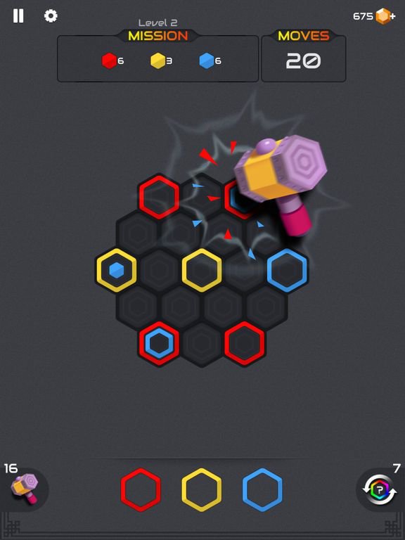 Zombie Blast: Puzzle Hexa