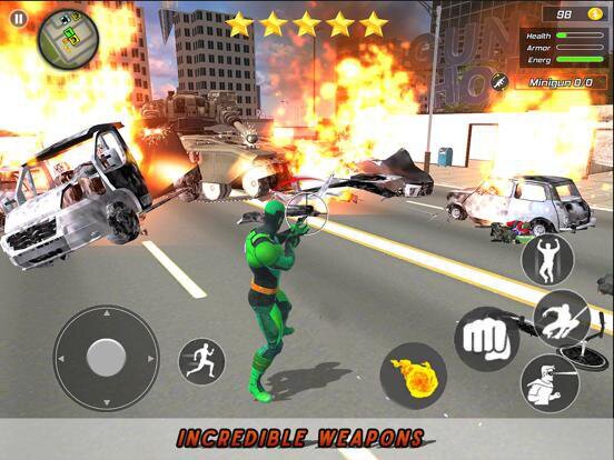 Super flying hero: Crime city