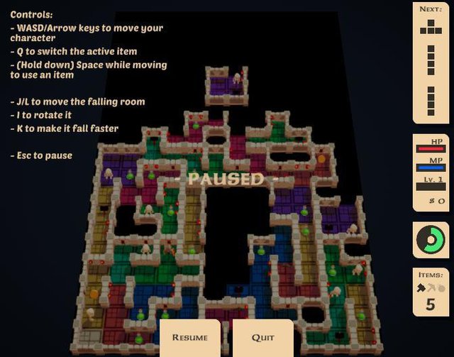 4-Block Dungeon (prototype)