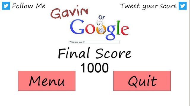 Gavin or Google